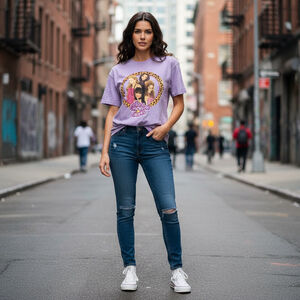 Women's Purple Cheetah Girls Tee - Size M